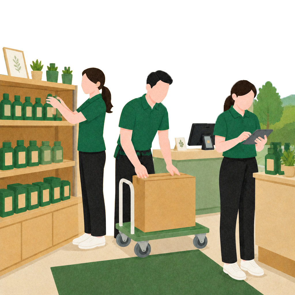유통 · 대리점 안내 그림